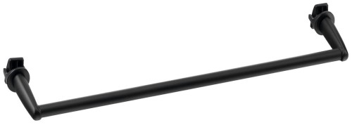 Wieszak na ręczniki na grzejnik 46cm, prosty, czarny mat