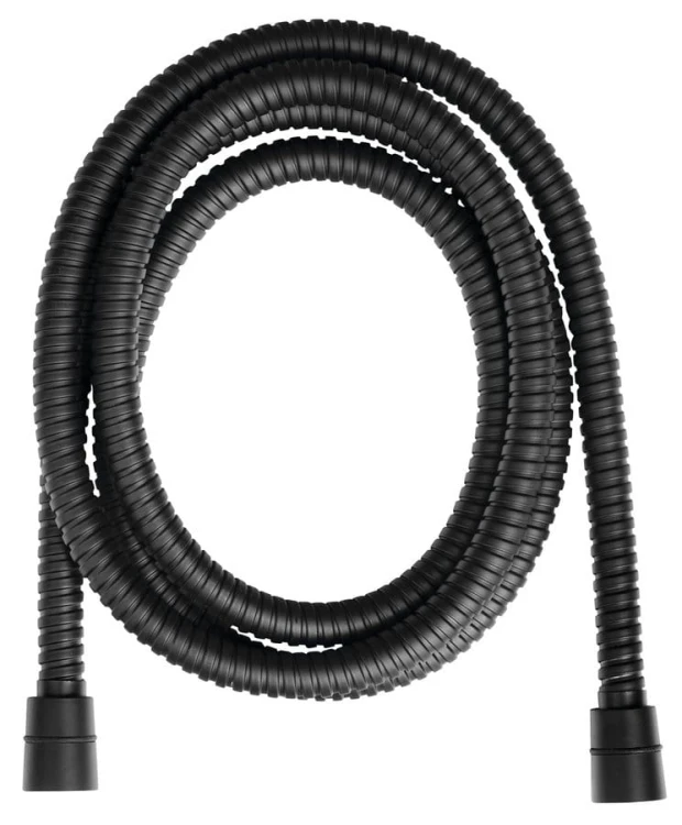 POWERFLEX wąż prysznicowy metalowy, 200cm, czarny mat
