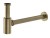 Syfon umywalkowy 5/4", odpływ 32mm, okrągły, złoto mat