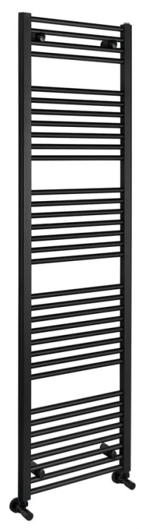 DIRECT grzejnik z bocznym przyłączem 450x1680mm, czarny mat