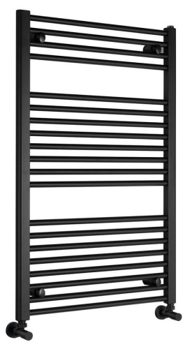 DIRECT grzejnik z bocznym przyłączem 600x960mm, czarny mat