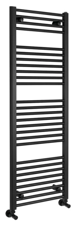 DIRECT grzejnik z bocznym przyłączem 450x1320mm, czarny mat