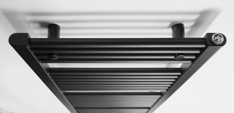DIRECT grzejnik z bocznym przyłączem 450x1320mm, czarny mat #5