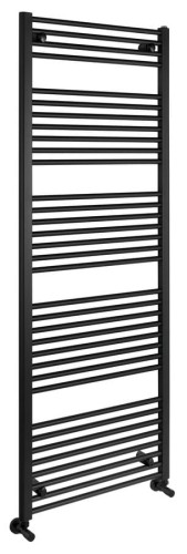 DIRECT grzejnik łazienkowy DIRECT grzejnik z bocznym przyłączem 600x1680mm, czarny mat