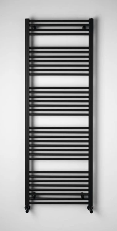 DIRECT grzejnik łazienkowy DIRECT grzejnik z bocznym przyłączem 600x1680mm, czarny mat #3