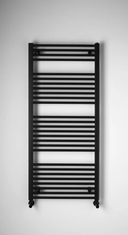 DIRECT grzejnik z bocznym przyłączem 600x1320mm, czarny mat #4