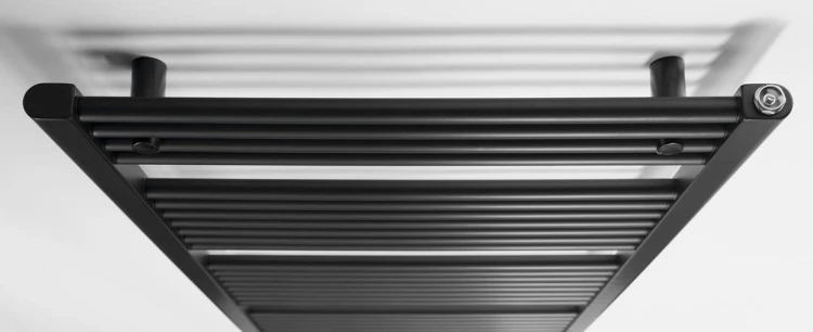 DIRECT grzejnik z bocznym przyłączem 600x1320mm, czarny mat #5