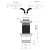 Rysunek techniczny - Odpływ umywalkowy 5/4”, click-clack, bez korka