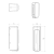 Rysunek techniczny - OLMO dozownik mydła płynnego 350ml, chrom