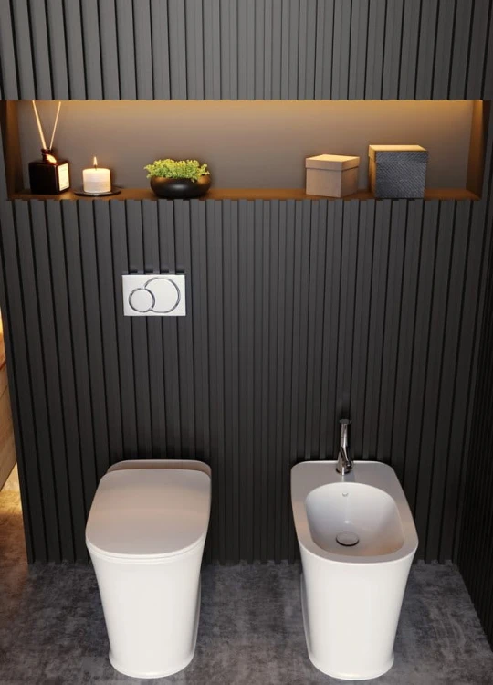 THE NEW YORKER deska WC, SLIM, Soft Close, biały/chrom #2