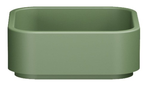 HAKO umywalka ceramiczna nablatowa 40x40cm, verde mat