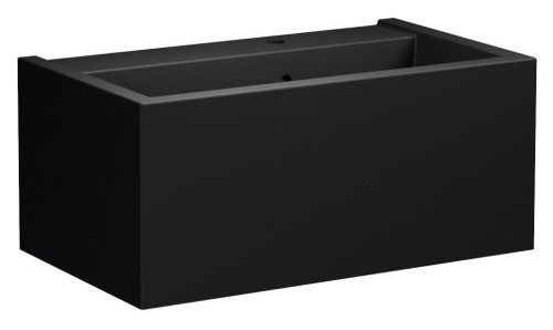 KANAAL umywalka ceramiczna 80x46,5cm, czarny mat