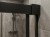 LUXOR BLACK drzwi prysznicowe 1100mm, szkło czyste #3
