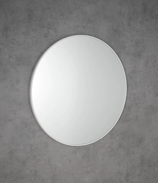 NOTION SLIM okrągłe lustro w ramie, średnica 60cm, biały mat #4