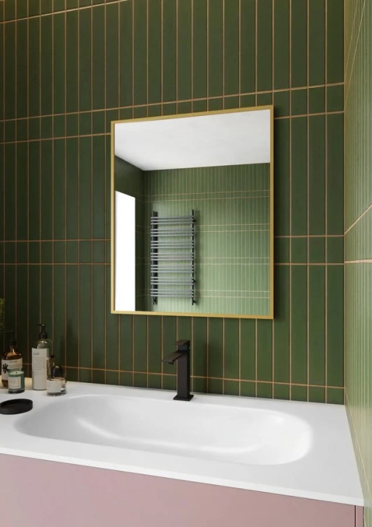 NOTION SLIM lustro w ramie, 60x80cm, złoto mat #2