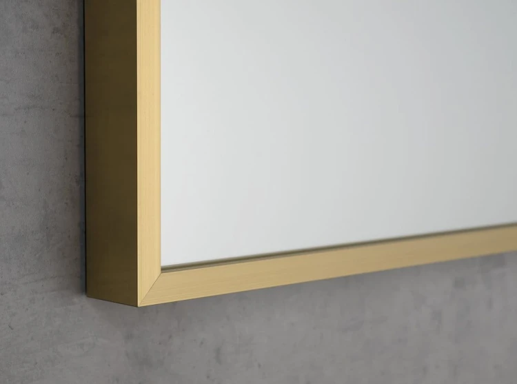 NOTION SLIM lustro w ramie, 60x80cm, złoto mat #4