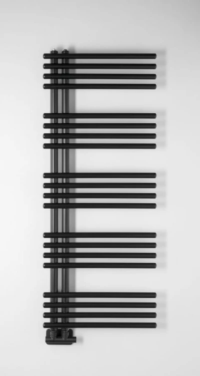 NYMPHA grzejnik łazienkowy 500x1250mm, czarny mat #4