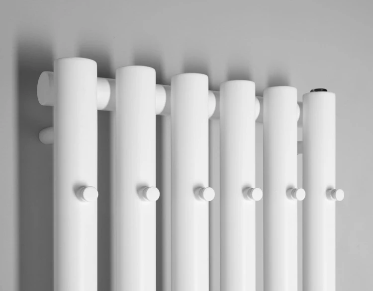 PILON grzejnik łazienkowy 418x1800mm, 6 wieszaki, biały mat #2