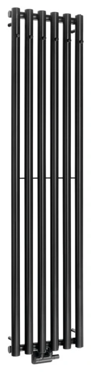 PILON grzejnik łazienkowy 418x1800mm, 6 wieszaki, czarny mat