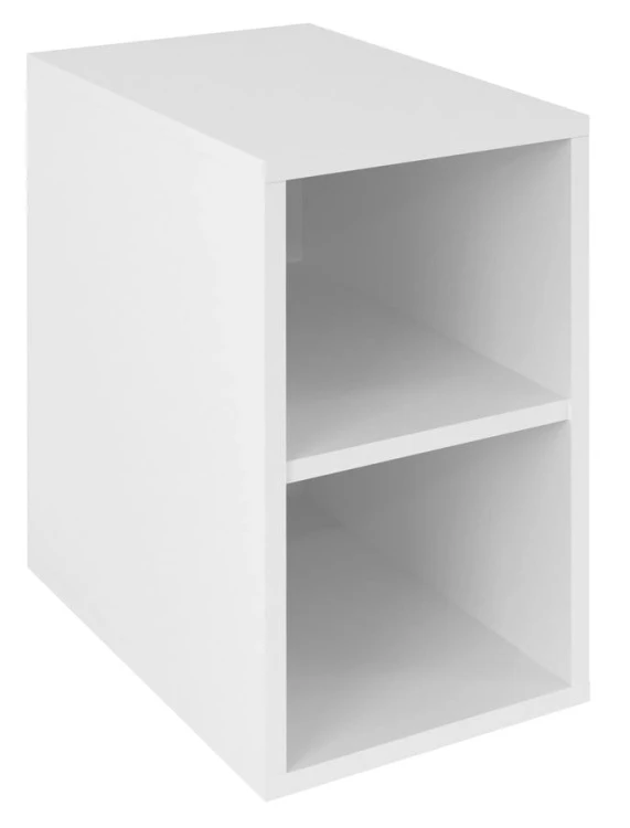 CIRASA szafka wisząca dolna 30x52x46cm, biały połysk