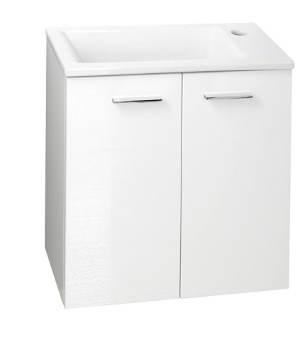 ZUNO 50 umywalka meblowa 50x25cm, biały #2