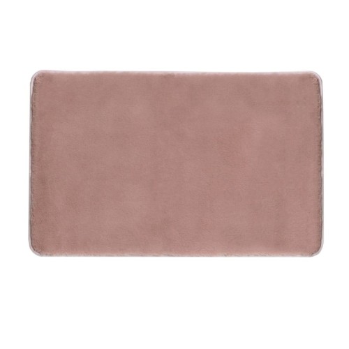FUZZY dywanik łazienkowy, 60x100cm, 100% polyester, antypoślizgowa, różowy