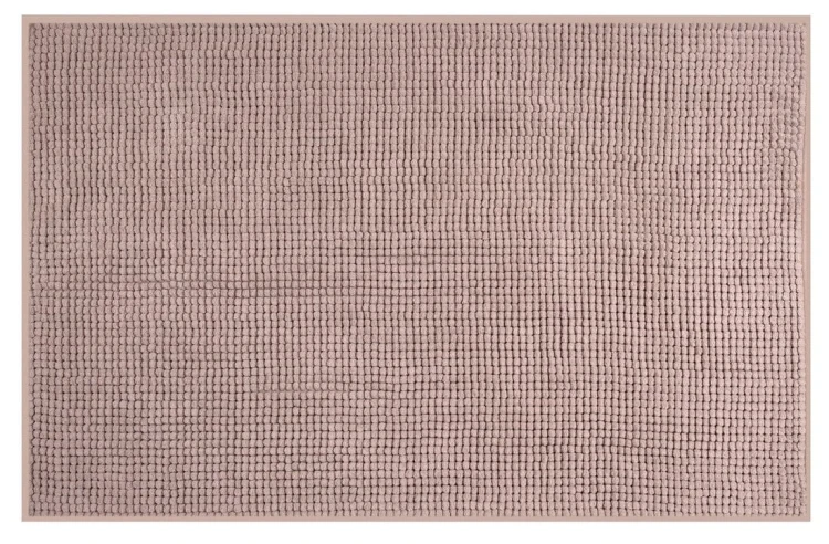 CHENILL dywanik łazienkowy 50x80cm, 100% polyester, beżowy