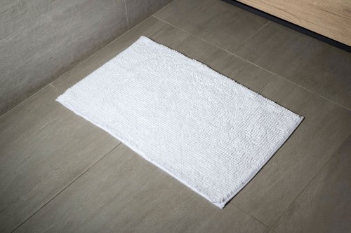 CHENILL dywanik łazienkowy 50x80cm, 100% polyester, biały #2