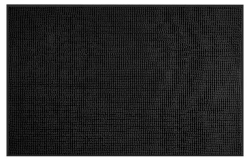 CHENILL dywanik łazienkowy 50x80cm, 100% polyester, czarny