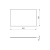 Rysunek techniczny - LOREA blat Rockstone 81x1,2x52,5cm, biały mat
