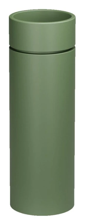 OKE ceramiczna umywalka ścienna średnica 30x88.5cm, verde mat