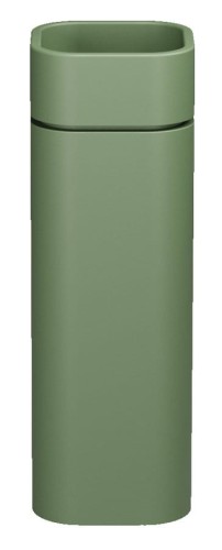 HAKO ceramiczna umywalka ścienna, 30x88.5x30cm, verde mat