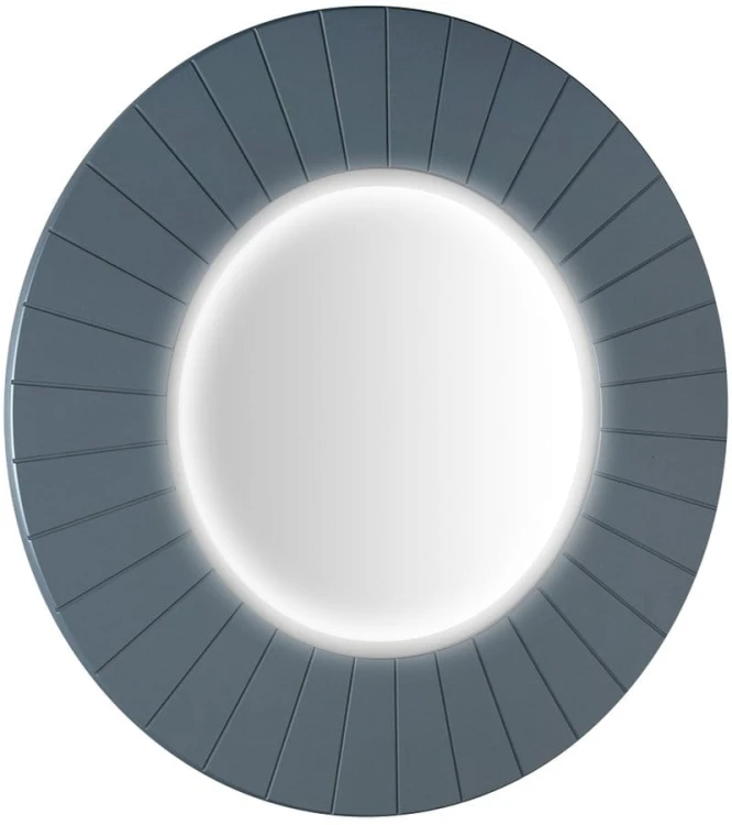 LUMIRO STRIP okrągłe lustro z oświetleniem LED w ramie średnica 90cm, siena