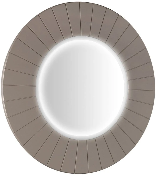 LUMIRO STRIP okrągłe lustro z oświetleniem LED w ramie średnica 90cm, agila