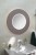 LUMIRO STRIP okrągłe lustro z oświetleniem LED w ramie średnica 90cm, agila #4