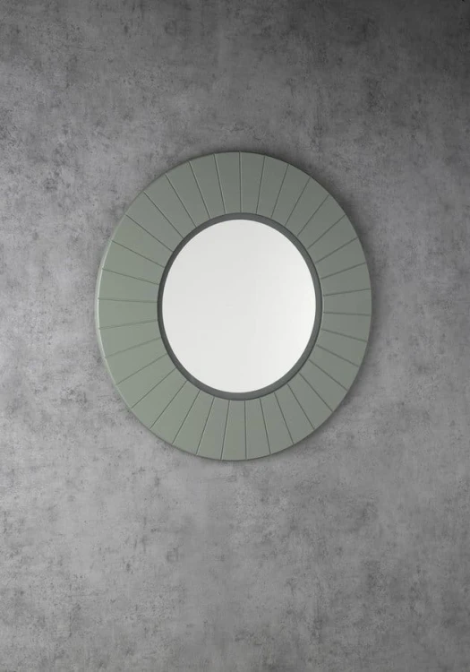 LUMIRO STRIP okrągłe lustro z oświetleniem LED w ramie średnica 90cm, verde #2