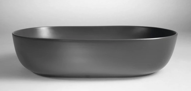 ARDEA ceramiczna umywalka nablatowa, 60,5x41,5cm, carina #3