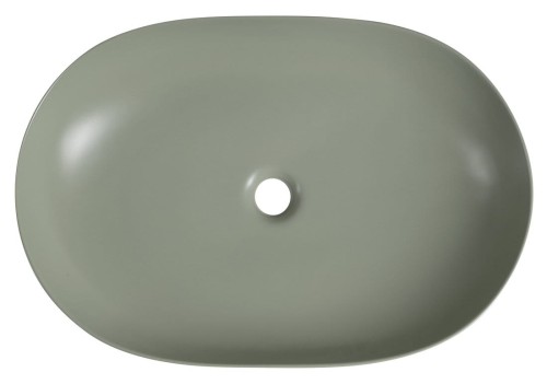 ARDEA ceramiczna umywalka nablatowa, 60,5x41,5cm, verde #2