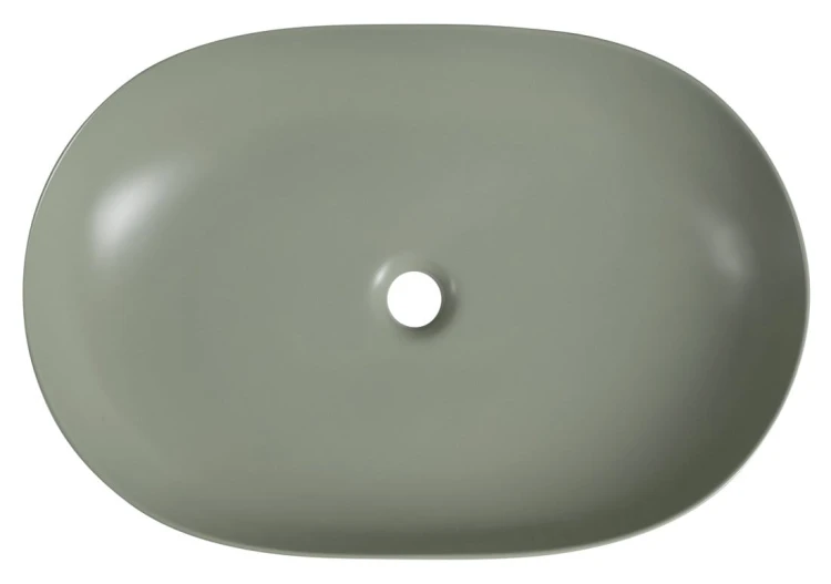 ARDEA ceramiczna umywalka nablatowa, 60,5x41,5cm, verde #2
