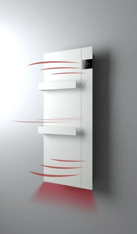 ONSEN EVO elektryczny grzejnik łazienkowy 400x900mm, 1000 W, biały #2