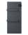 ONSEN EVO elektryczny grzejnik łazienkowy, 400x900mm, 1000 W, antracyt