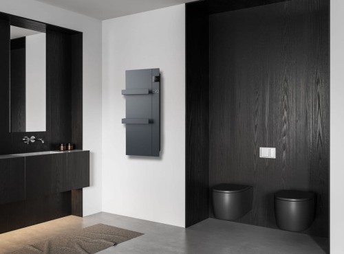 ONSEN EVO elektryczny grzejnik łazienkowy, 400x900mm, 1000 W, antracyt #2