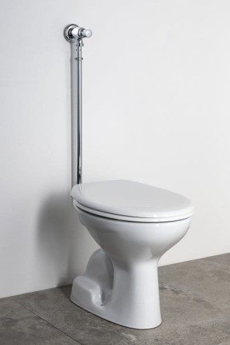TEMPOR samozamykający ścienny zawór WC, chrom #2