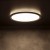 AZPO lampa sufitowa LED, średnica 225mm, 11,8W, 3000/4000/6000K, IP54, czarny mat #5