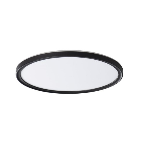 AZPO lampa sufitowa LED, średnica 290mm, 18,5W, 3000/4000/6000K, IP54, czarny mat