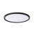AZPO lampa sufitowa LED, średnica 290mm, 18,5W, 3000/4000/6000K, IP54, czarny mat