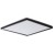 AZPO lampa sufitowa LED 420x420mm, 22W, 3000/4000/6000K, IP54, czarny mat