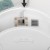 AZPO lampa sufitowa LED 420x420mm, 22W, 3000/4000/6000K, IP54, czarny mat #5