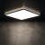 AZPO lampa sufitowa LED 420x420mm, 22W, 3000/4000/6000K, IP54, czarny mat #6