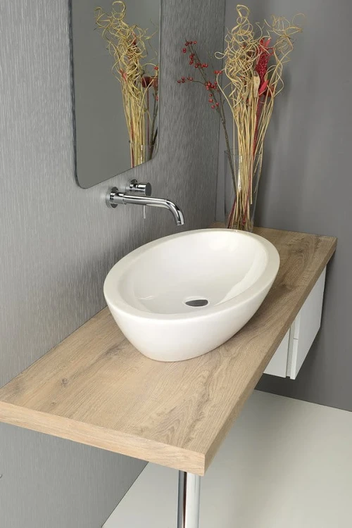 SISTEMA umywalka ceramiczna 75x42cm, biała #2